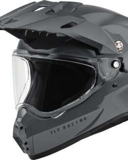 Fly Racing Trekker Solid Helmet Grey XS