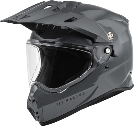 Fly Racing Trekker Solid Helmet Grey XS
