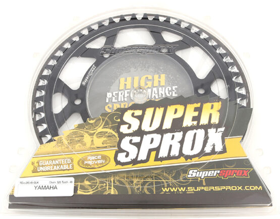 Supersprox Aluminum Rear Sprocket 49T Black Fits Yamaha - Image 4