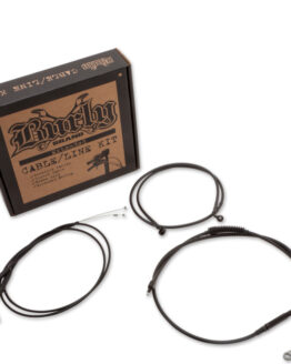 Burly Brand Control Kit 8in Black For 8in Ape Hangers