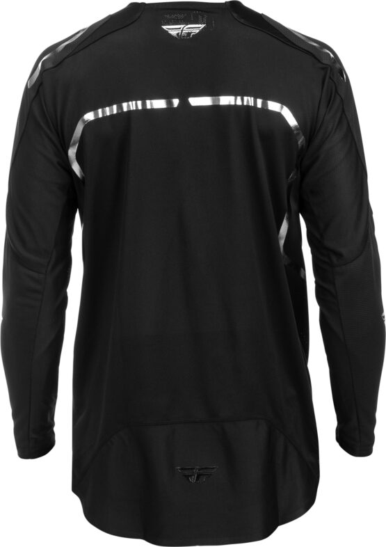 Fly Racing Evolution DST SE Spark Jersey Black/Silver Small - Image 2
