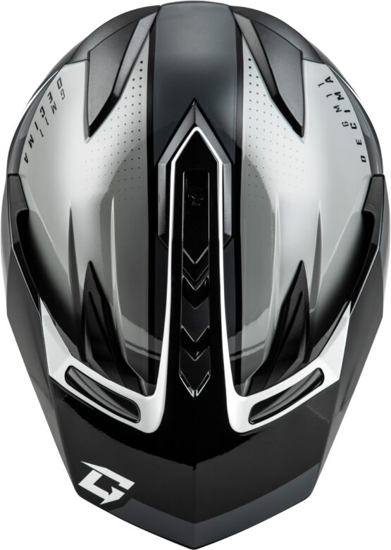 GMAX GM-11 Decima Helmet Black/Grey/White Small - Image 3