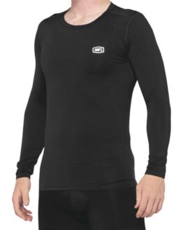 100% Basecamp Men's XL Black Long Sleeve Base Layer
