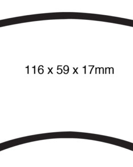 EBC Greenstuff Rear Brake Pads DP21988 Fits 09-11 Audi A4 2.0 Turbo