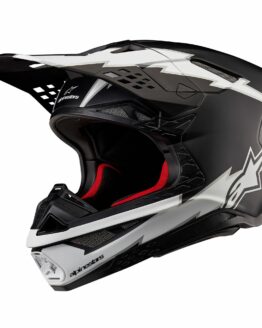 Alpinestars Supertech M10 Ampress MX Helmet MIPS Matte Black/White XL
