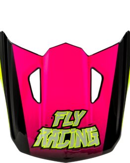 Fly Racing Youth Kinetic Scorched Helmet Visor Neon Pink/Hi-Vis/Black