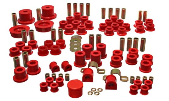 Energy Suspension Red Hyper-Flex Master Bushing Set Fits 90-97 Mazda Miata