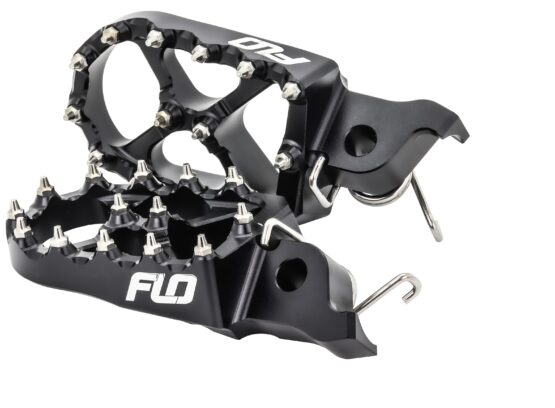 FLO Motorsports Pro Series Foot Pegs Black For Honda/Kawasaki 50/70/110 - Image 3