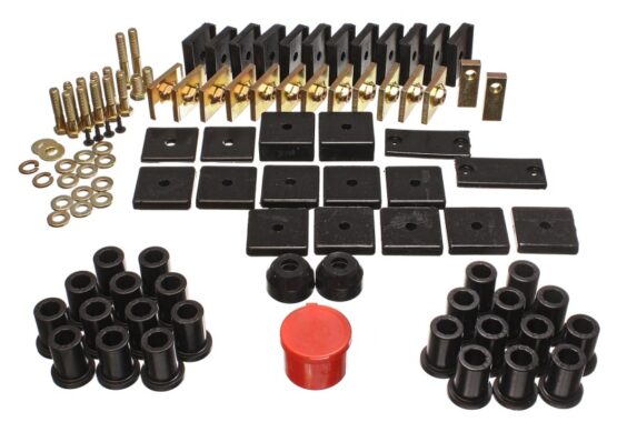 Energy Suspension Hyper-Flex Master Bushing Set Black Fits 64-78 FJ40