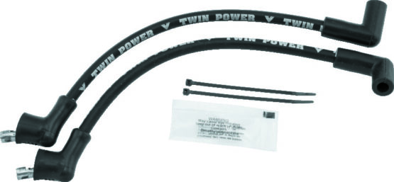 TwinPower Ignition Wire Set Black For 1982-2000 FXR