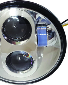 5 3/4" LED Headlight Chrome High Definition