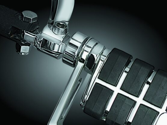 1-1/4in Stirrup Heel Rest Extenders Chrome - Image 2