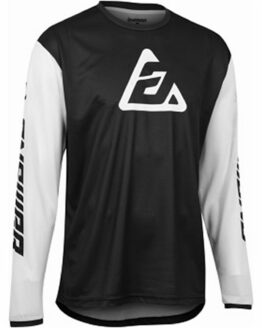 Answer Arkon Bold Jersey Black/White Youth XL - Motocross/Off-Road