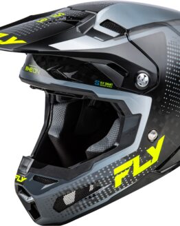 Fly Racing Formula S Carbon Protocol Helmet XS Black/Grey/Hi-Vis