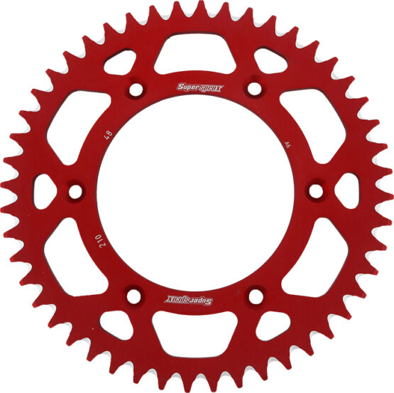 Supersprox Aluminum Rear Sprocket 48T Red