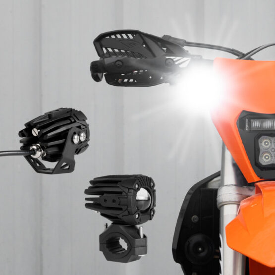 XK Glow 2in Dual Mode LED Driving Light Kit for Motorcycles, UTVs & ATVs - Image 2