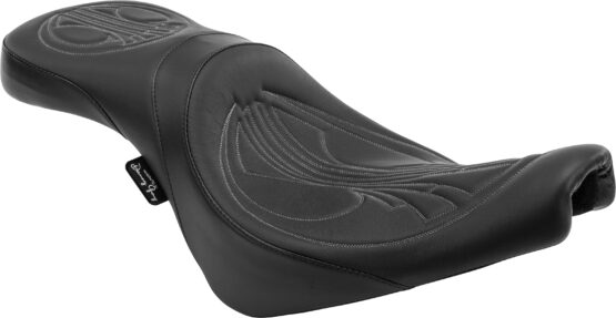 Danny Gray Weekday 2-Up XL Seat Back 2" Black Fits 06-17 HD Softail FXST FLSTF/B