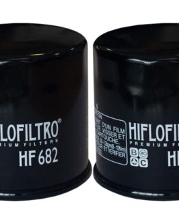 HiFloFiltro HF682 Oil Filter - Black - 2 Pack