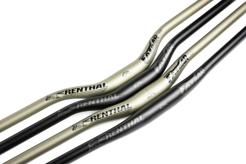 Renthal Fatbar Lite35 Handlebar 10mm Rise Gold Anodized Aluminum - Image 5