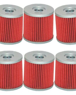 HiFloFiltro HF681 Oil Filter Replaces Hyosung 16510HN9101HAS - 6 Pack
