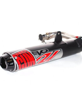 Big Gun EVO U Slip-On Exhaust Black Fits 04-07 Yamaha Rhino 660