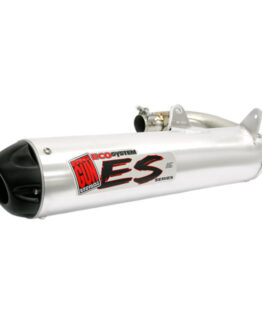 Big Gun ECO Slip-On Exhaust Black Cap Fits 04-08 Yamaha Rhino 660