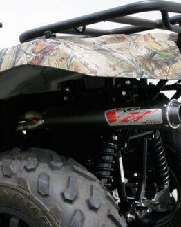 Big Gun EVO U Full Exhaust Black Fits Kawasaki Brute Force 650 750
