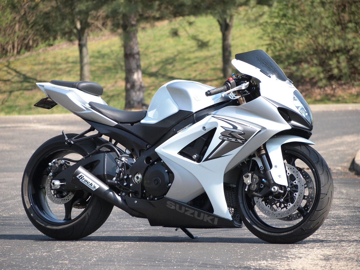 Brock's Alien Head Black Full Exhaust Fits 07-08 Suzuki GSXR1000 - Image 4