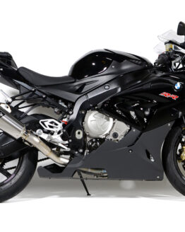 Brock's CT Single QuietKore Titanium Full Exhaust Silver Fits BMW S1000RR