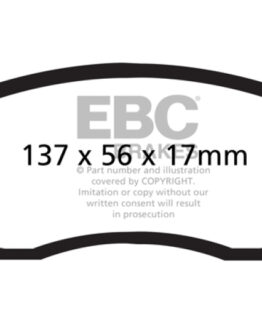 EBC Redstuff Ceramic Front Brake Pads Fits 12+ Scion FR-S