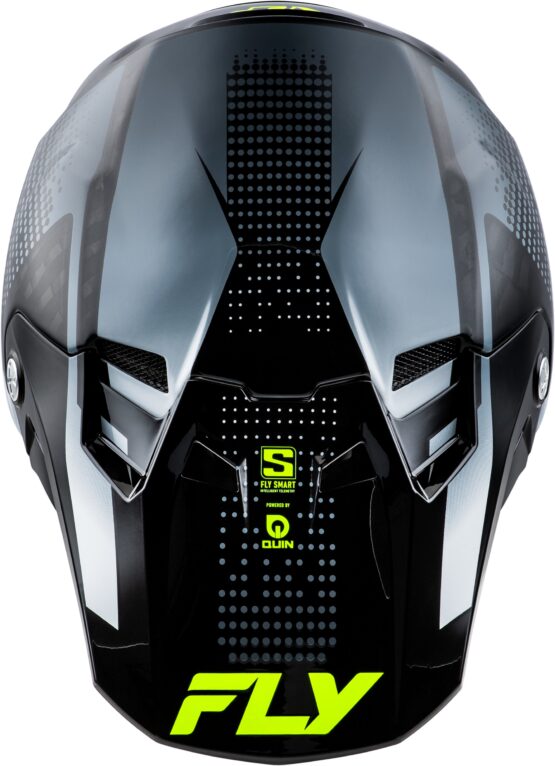Fly Racing Formula S Carbon Protocol Helmet XS Black/Grey/Hi-Vis - Image 4