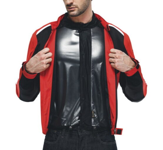 Dainese Hydraflux 2 Air D-Dry Jacket Black Lava Red Size 44 - Image 8