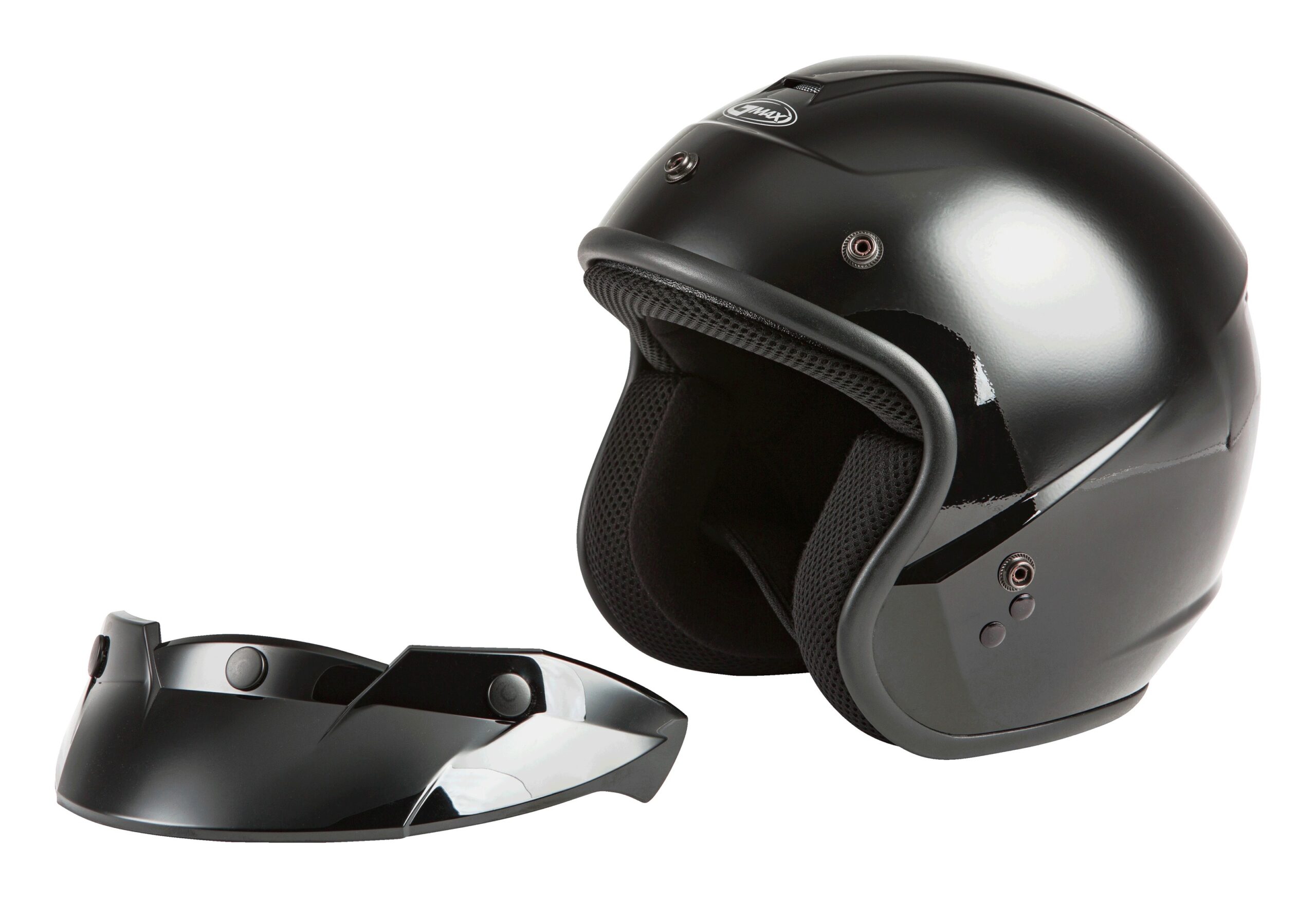 GMAX OF-2 Open-Face Helmet Black Large - Image 3