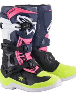 Youth Tech 3S Boots Black/Dark Blue/Neon Pink US Y-05