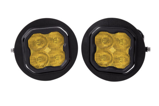 SS3 Pro Type FT Kit Yellow SAE Fog Lights Pair Diode Dynamics - Image 2
