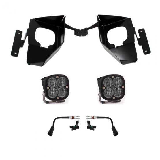 Baja Designs Squadron Fog Pocket Kit - Clear Fits 16-18 Silverado 1500