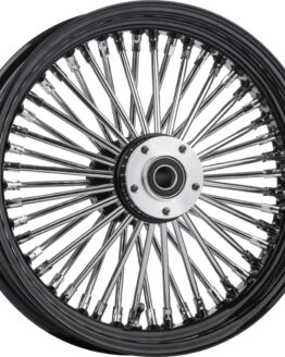 HardDrive Rear 48-Spoke Black Wheel 16x3.5in for 3/4in Axle 00-Up