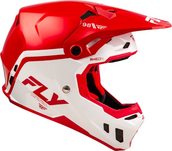 Fly Racing Formula CC Objective Helmet Red/White Large - Image 4