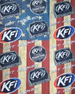 KFI Face Mask Flag with Logo