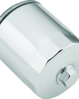 TwinPower Chrome Magnetic Oil Filter with Nut For Harley Twin Cam M8