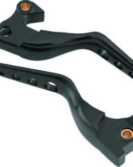 Bikers Choice Black O Series Holed Lever Set For 14-Up XL