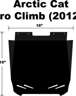 PDP Snow Flap Arctic Cat ProClimb/M/HCR 2012+ Replacement
