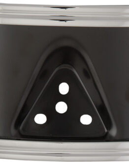 HardDrive Curved Horizontal License Plate Frame Chrome