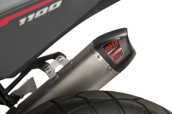 Yoshimura RS-12ADV Slip-On Exhaust SS/CF Silver Fits 20-22 Honda CRF1100L - Image 6