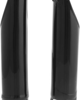 Acerbis Lower Fork Cover Set Black Plastic Fits Honda CRF250R CRF450R/RX
