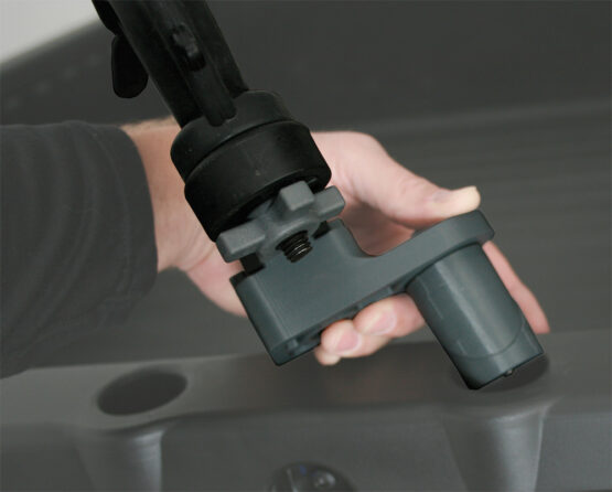 ATV-TEK Flex Grip Wedge Lock Single Gun and Bow Mount for Polaris ATV/UTV