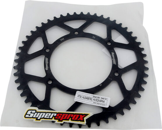 Supersprox Rear Steel Sprocket 52T Black Fits 93-20 KTM Husqvarna Husaberg - Image 4