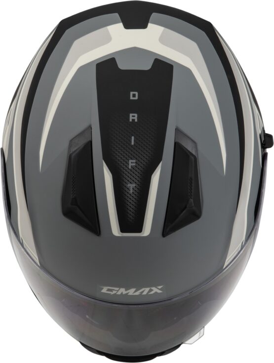 GMAX FF-18 Drift Full Face Helmet Matte Grey/Silver/Black XL - Image 4