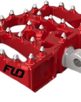 FLO Motorsports Mini Moto Floorboards Red for Harley Davidson