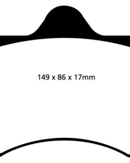 EBC Yellowstuff Front Brake Pads DP4042R Fits 01-04 Aston Martin Vanquish 5.9